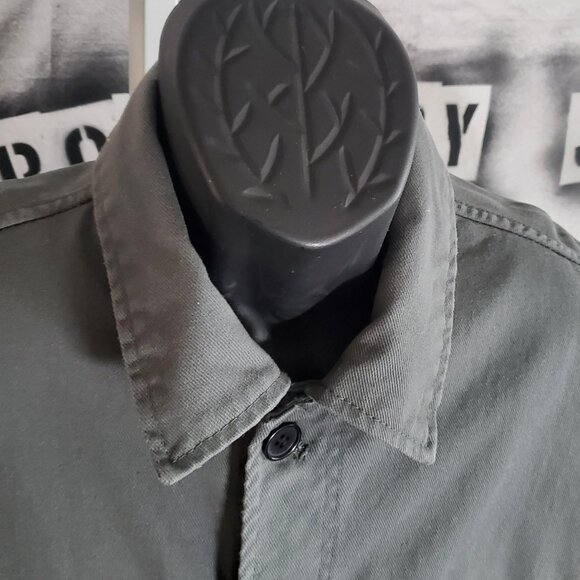 H&M Army Green Canvas Chore Jacket Men's sz M - Picture 7 of 16